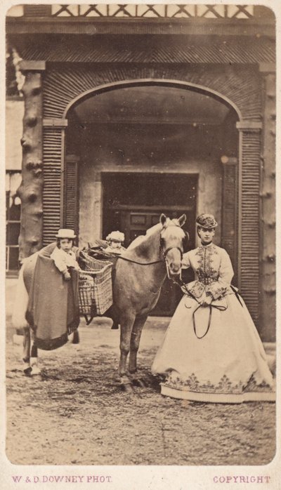 Princess Alexandra with Prince Albert Victor and Prince George by William and Daniel Downey